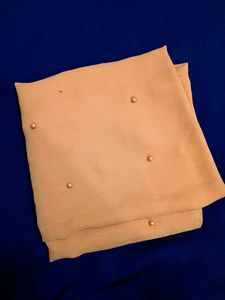 Beaded Mustard Yellow Brand New Georgette Hijab