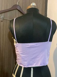 Lilac Milkmaid Style TankTop