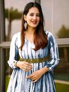 Anarkali Elegant Tie-Dye Kurta