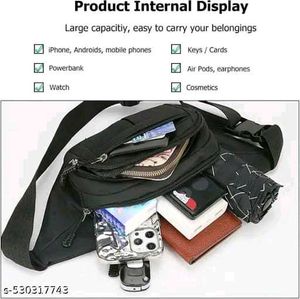 Black Waist Bag/Fanny Pack