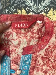 Biba Anarkali Kurta With Dupatta
