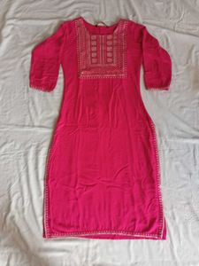 PRETTY PINK KURTA