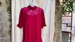 I. Elegant Red Midi Dress