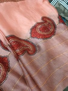 New Peach Saree 💝