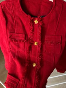 RUBY RED FORMAL TAILORED FIT BLAZER