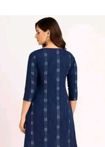 Elegant Navy Blue Kurta Set, all sizes available