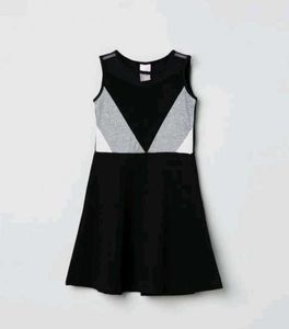 🖤 Chic Geometric Colorblock Dress