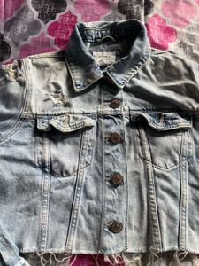 Forever 21 Crop Denim Jacket