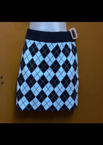 Argyle Mini Skirt