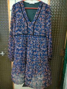Floral Print Mini Dress