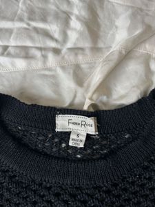Crochet Hollow Knit Mesh Top