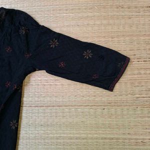 AVAASA BLACK 🖤 KURTHA - XS 82cm ₹119 Only