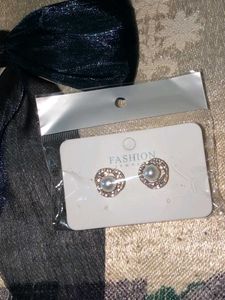 Cute bow n 2 Earrings set