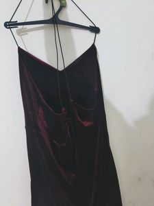 Shimmer Velvet Dress
