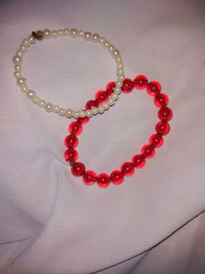 Beaded Cherry Necklace
