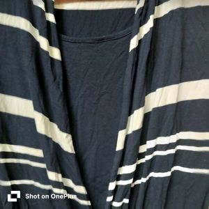 Striped Wrap Top