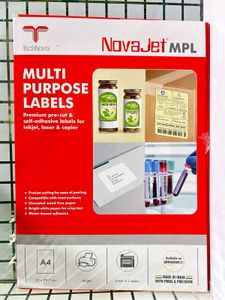 NOVAJET Multipurpose Labels (1) Sheets (24) Label
