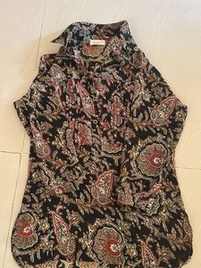 Paisley Print Top