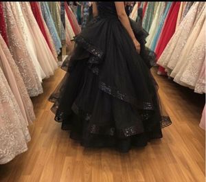 Elegant Ethnic Z Black gown Gow