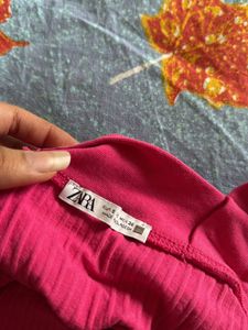 Zara Ribbed Crop Top