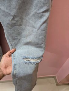 Ripped Light Wash Jeans