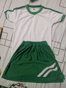 Skirt And T Shirt Set