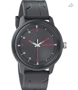 SONATA Men Formal watch black