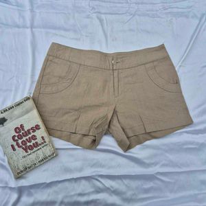 Mini Khaki Shorts
