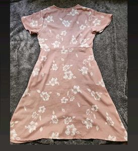 Floral Print A line Dress