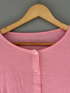 Cute Pink Cropped Cardigan