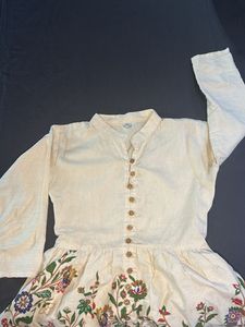 Boho Embroidered Tunic Top
