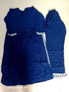 2 Set Combo Navy Blue Embroidered Naira Kat Se