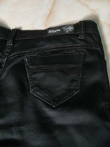 Black Straight Leg Jeans