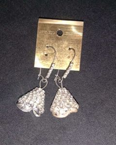 Sparkling Silver Earrings