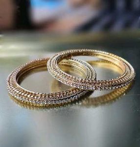 Elegant Gold-Tone Bangle Set