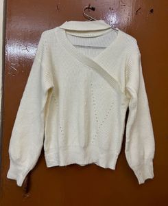 Korean Mocked Knit Sweater