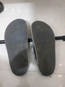 Grey Crocs Flip Flops