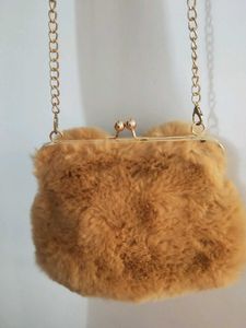 Plush Clutch, Sling Bag