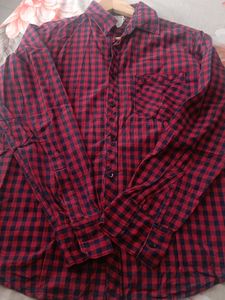 Red &amp; Black Checked Shirt