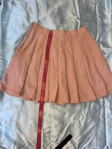 Peach Pink Skater Skirt