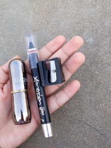 Avon Lipstick And Blue Heavon Kajal