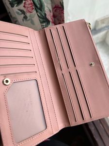Pink Wallet From Miniso