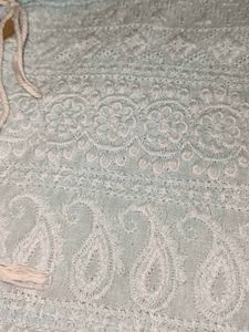 Cute Blue Embroidered kurti