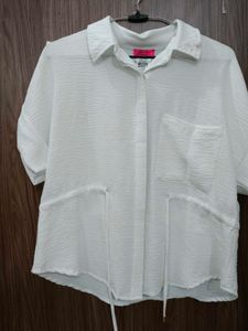 White Pocketed Shirt