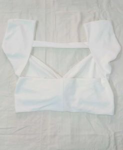 Chic White Crop Top