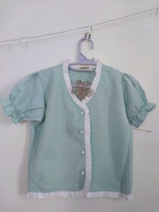 Cute Mint Green Top
