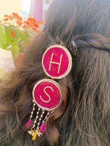Bridal Text Hair Accessories