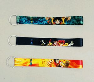 Monkey D Luffy 3 pcs Lanyard Keychain