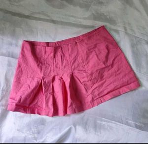 Pink  Y2k Pleated Skirt🩷👾