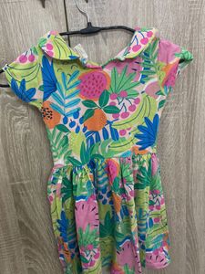 Tropical Print Dress